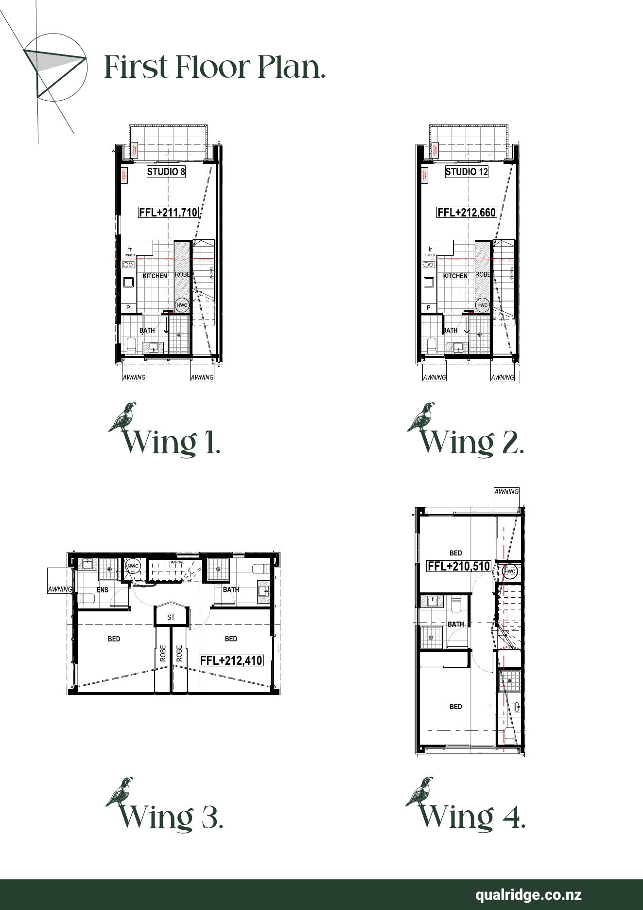 Quail Ridge first floor plan